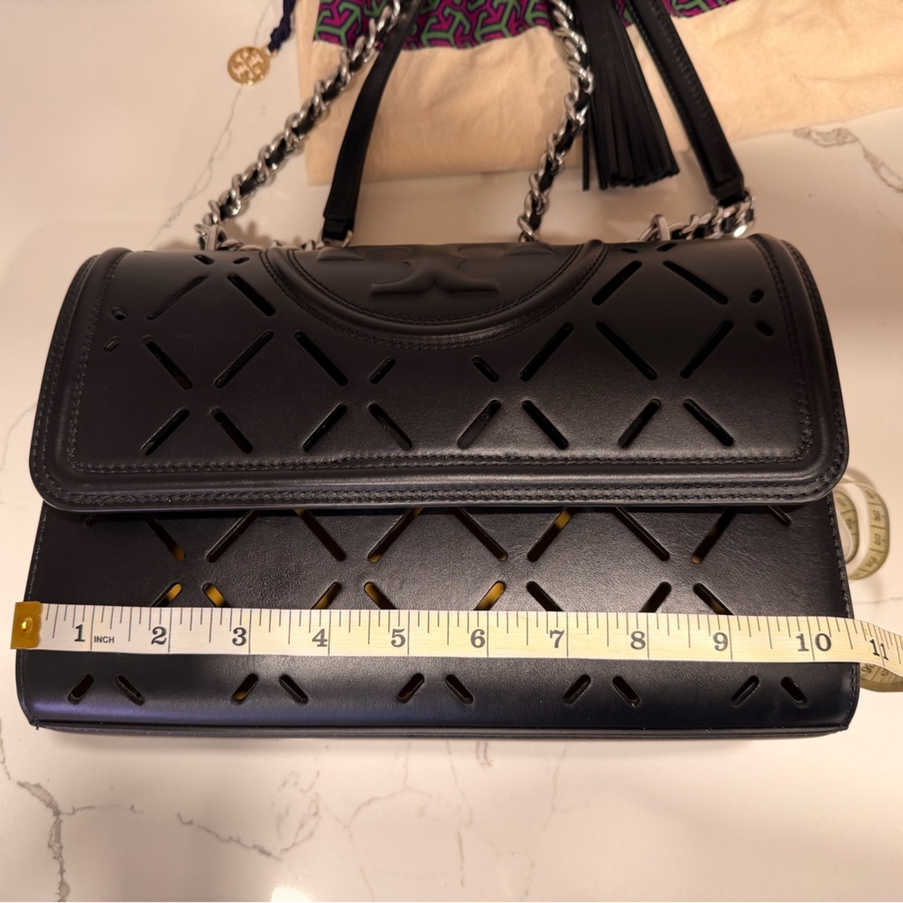 NWOT Tory Burch Black Cutout Bag - Picture 7 of 9
